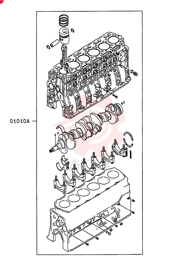 ENGINE ASSY, SHORT VAME993979