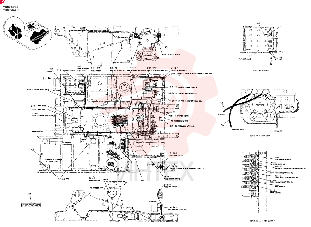 HARNESS ASSY, UPP YN13E00072F1