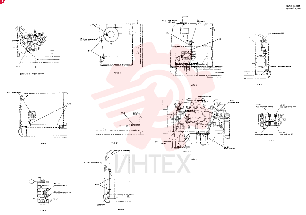 HARNESS ASSY, UPPER YN13E00072F1 (2)