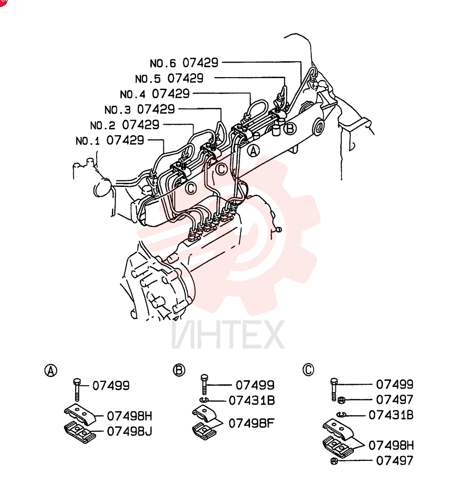 HOLDER, INJECTOR NOZ VAME440837 (2)