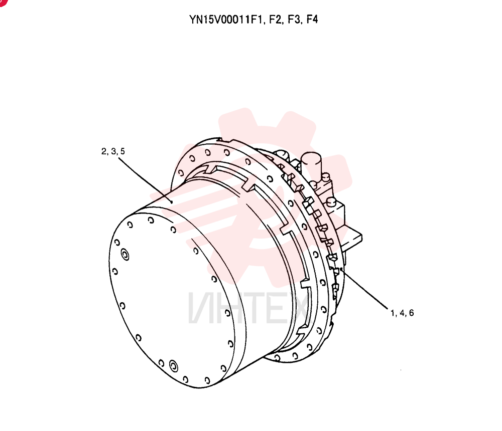 HYDRAULIC MOTOR YN15V00011F1