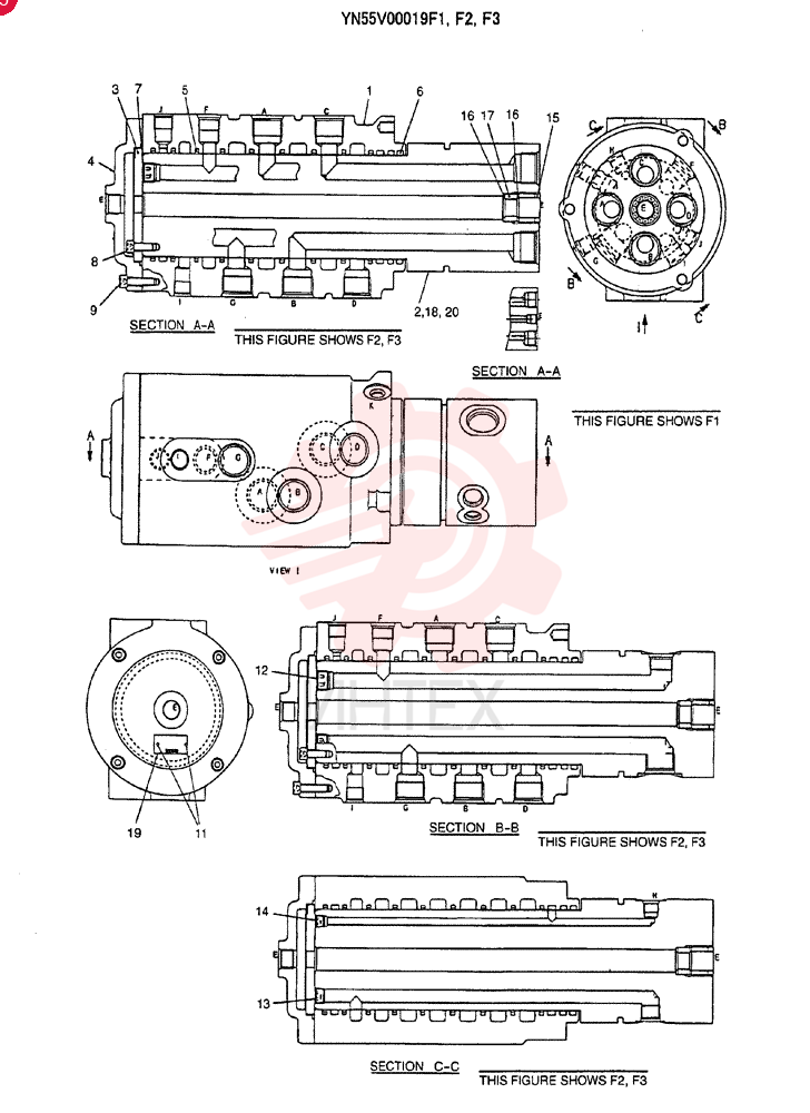 JOINT ASSY, SWIVEL YN55V00019F1