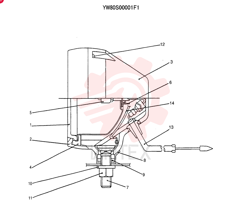 LIGHT ASSY. YW80S00001F1