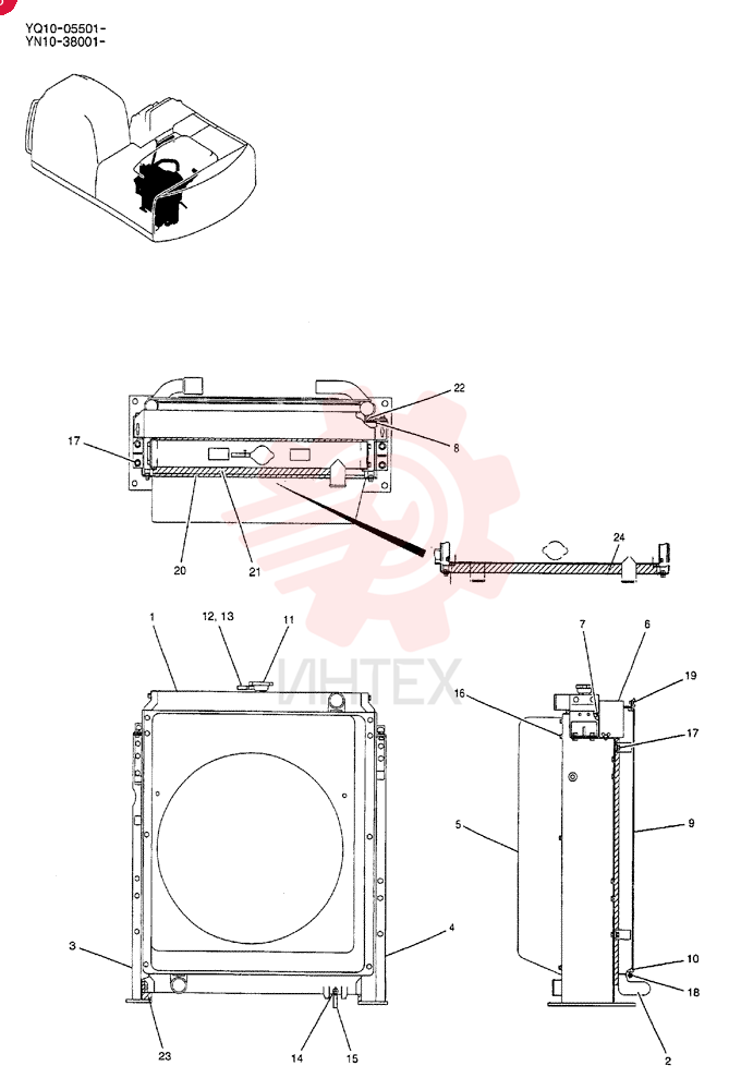 RADIATOR YN05P00035F1