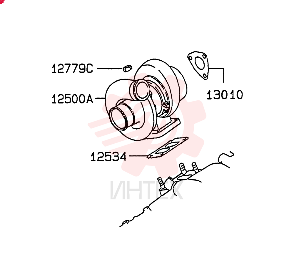 TURBOCHARGER VAME440895 (1)