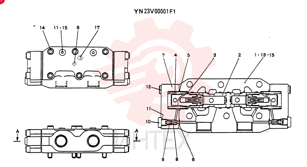 BRAKE VALVE YN23V00001F1