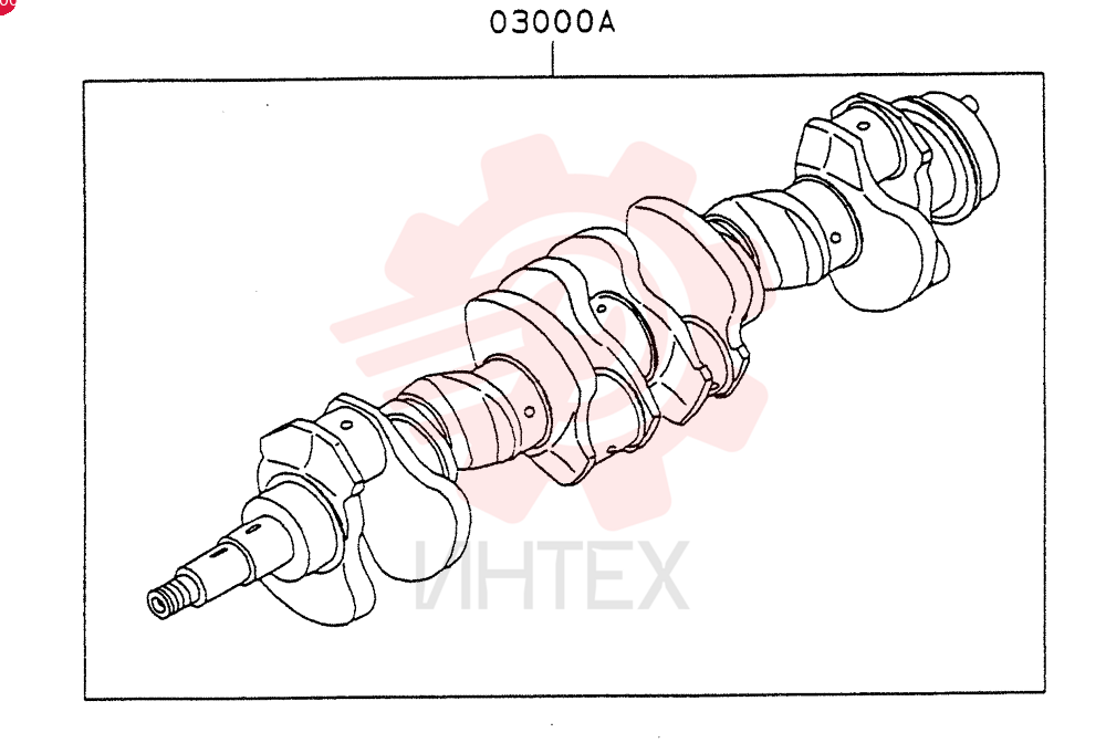 CRANKSHAFT VAME082578