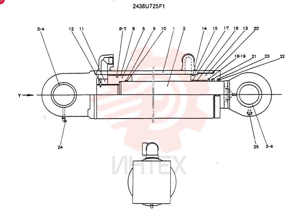 CYLINDER ASSY 2438U725F1