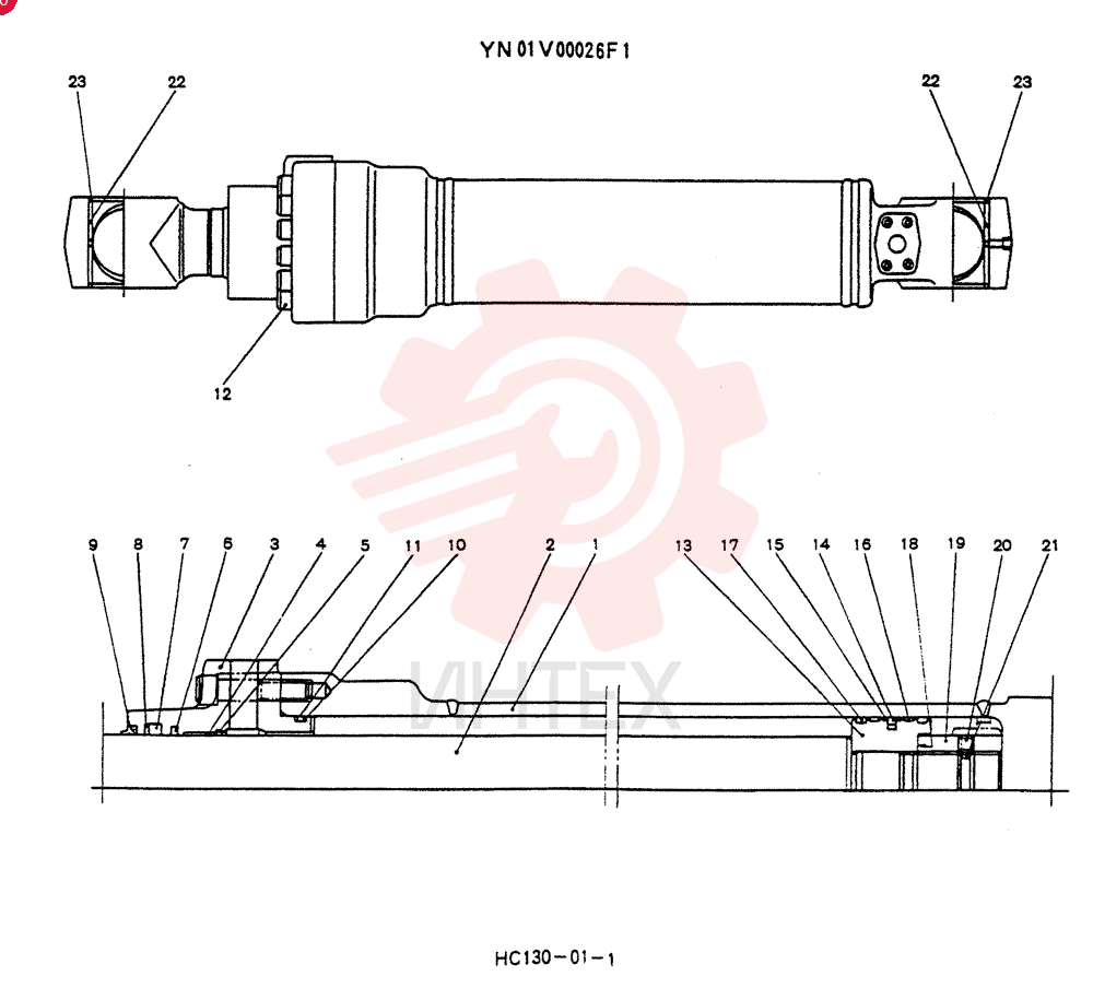 CYLINDER ASSY,JIB YN01V00026F1