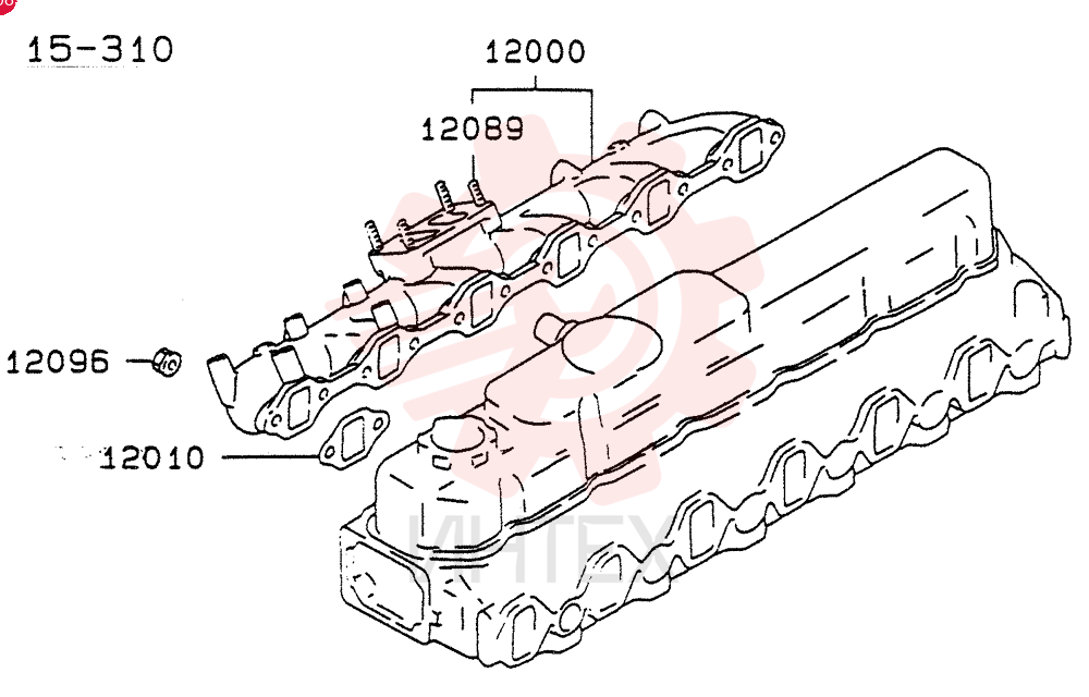 EXHAUST MANIFOLD VAME088908