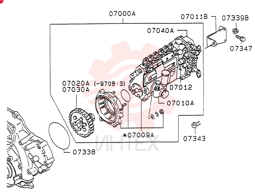 FUEL INJECTION PUMP VAME088910