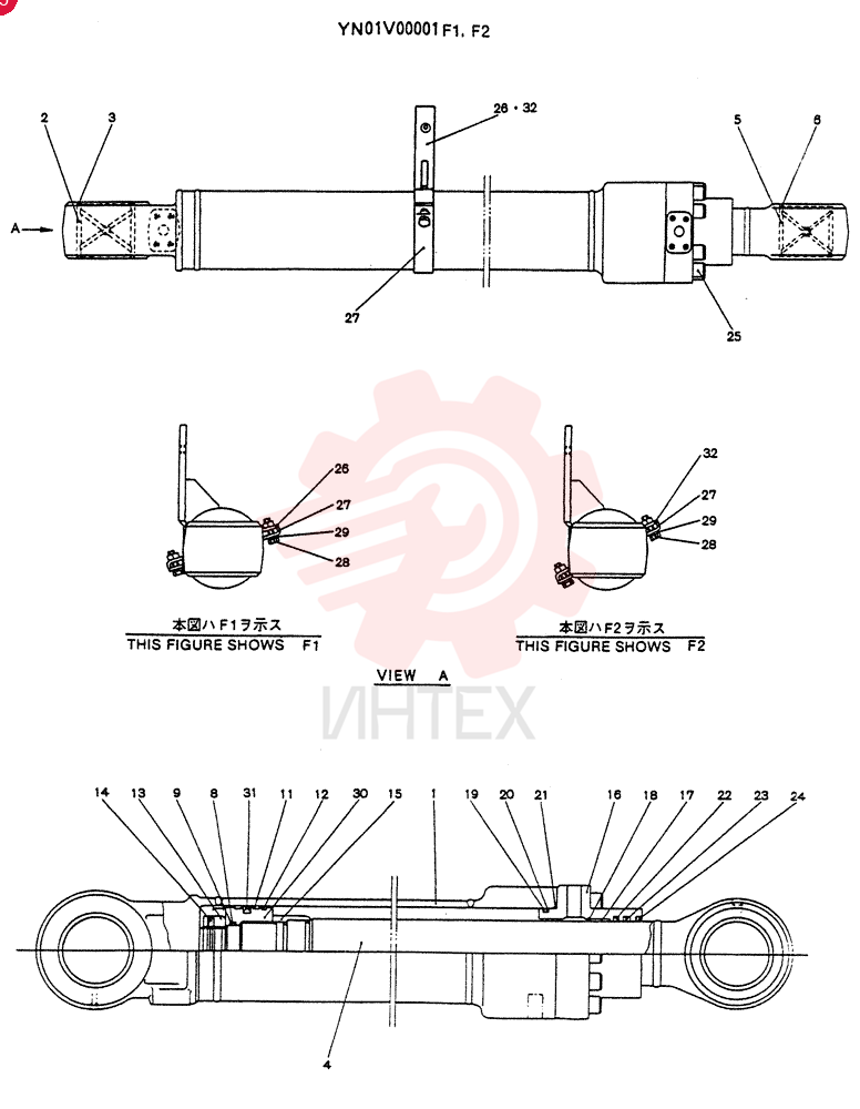 HYDRAULIC CYLINDER YN01V00001F1