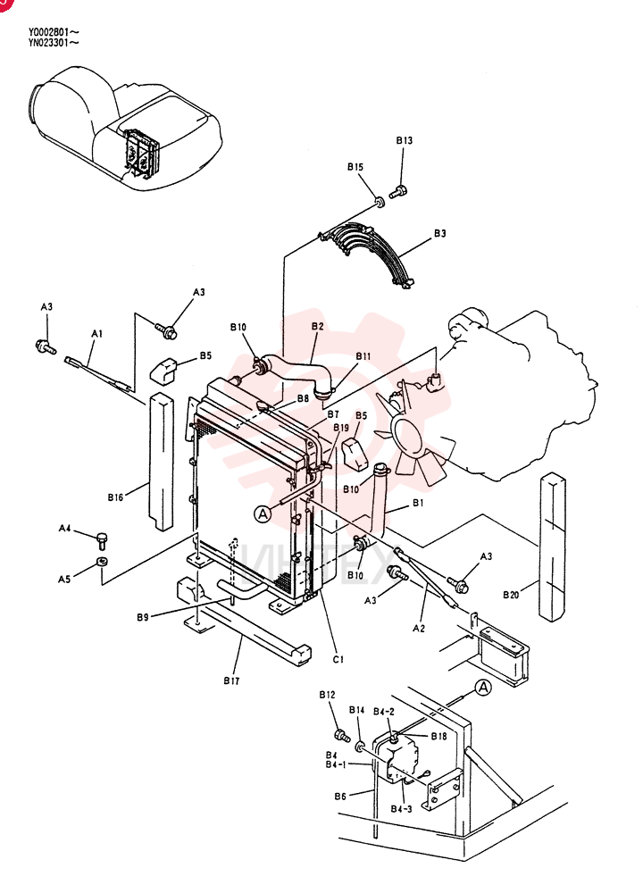 RADIATOR INSTAL YN05P00011F1