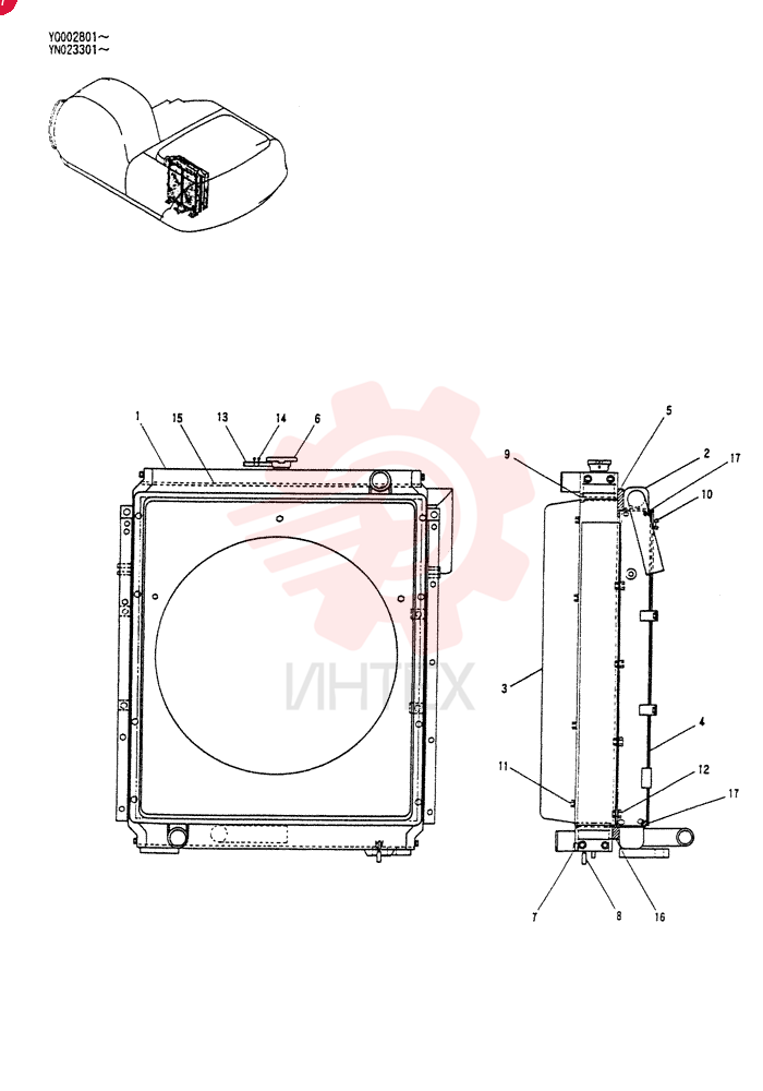RADIATOR YN05P00010F1
