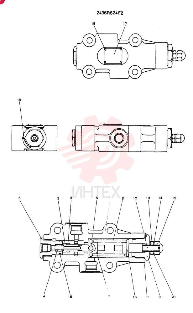 VALVE ASSY, REDUCING 2436R624F2