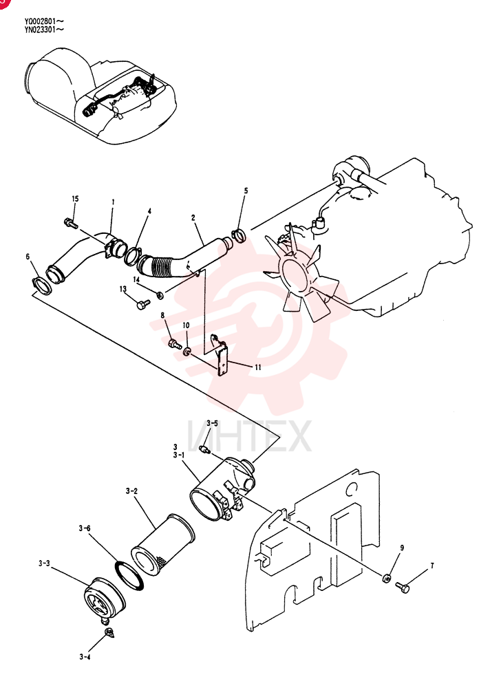 CLEANER ASSY. AIR YN11P00008F1