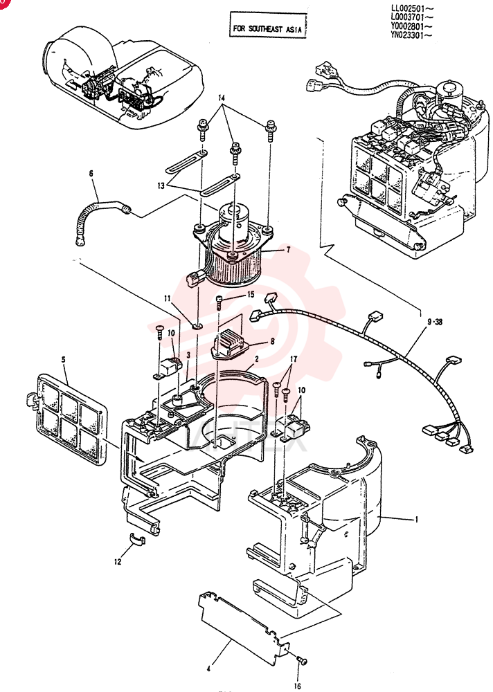 CONDITIONER, AIR, Serial Range: YQ002801-YQ003119 YN20M00022F1 (2)