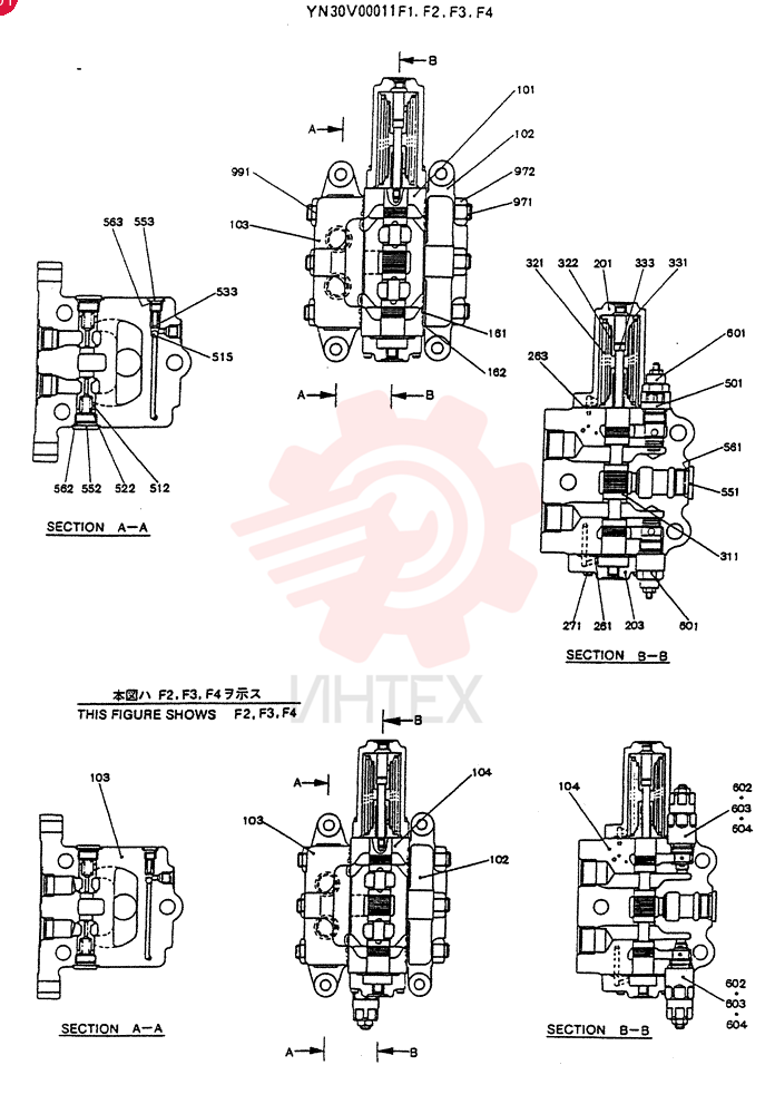 CONTROL VALVE YN30V00011F1