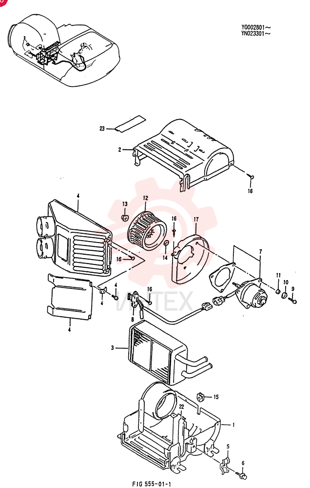 HEATER ASSY YN21M00003F1