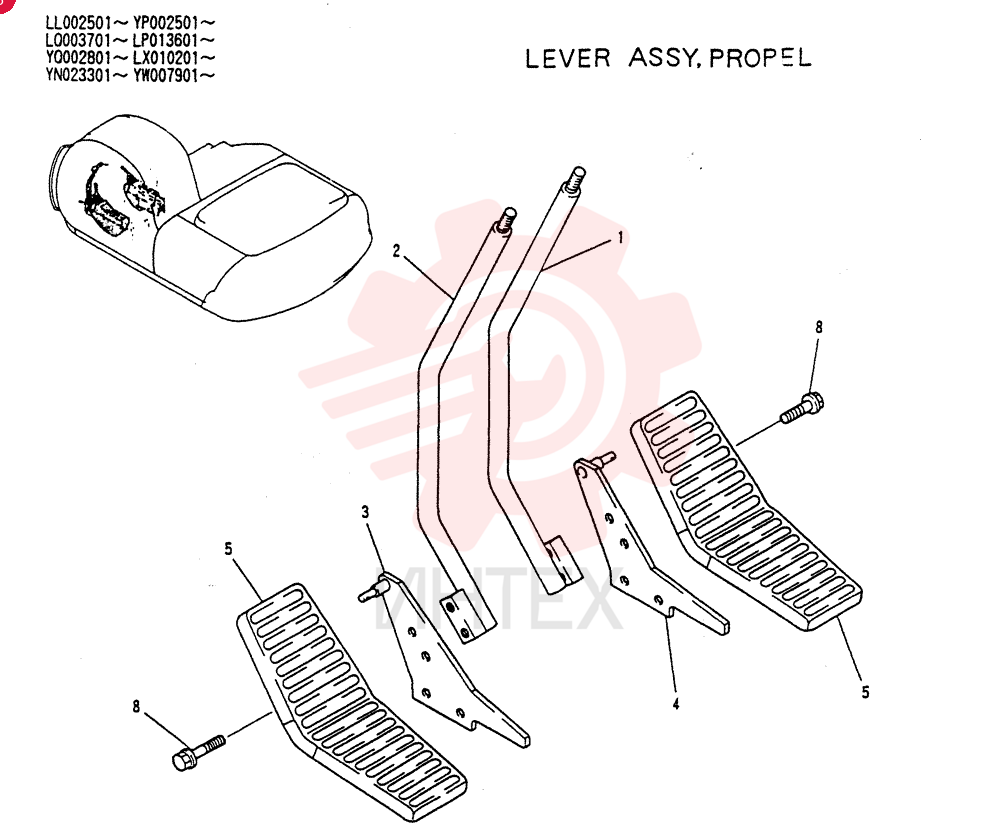 LEVER ASSY. YN03M01158F1