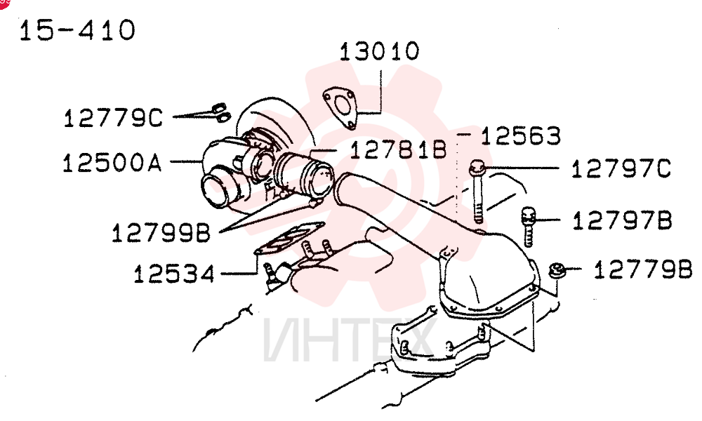 TURBOCHARGER VAME088840 (1)