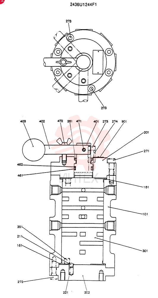 VALVE 2436U1244F1