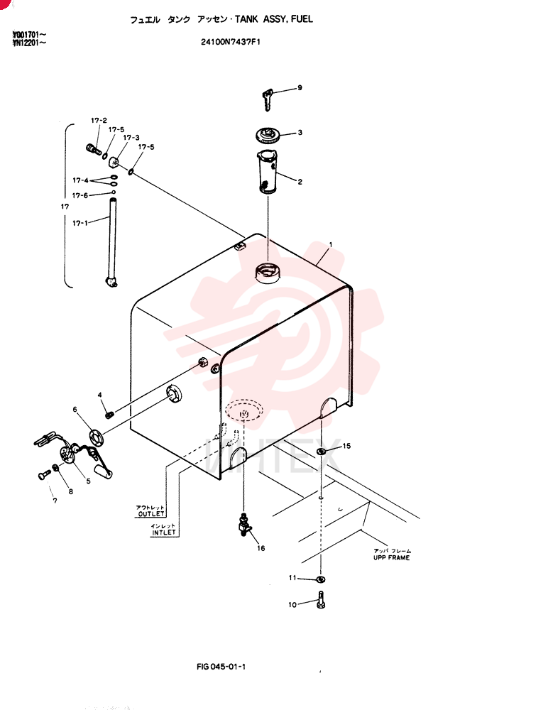 FUEL TANK 24100N7437F1