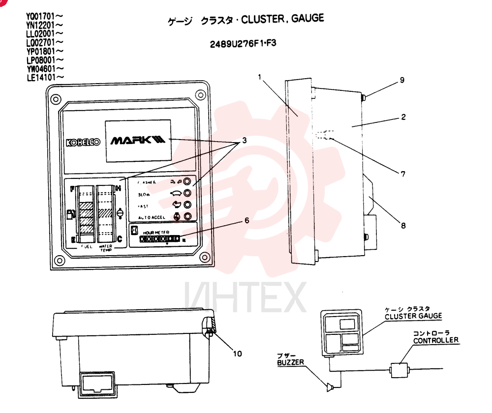 GAUGE 2489U276F1