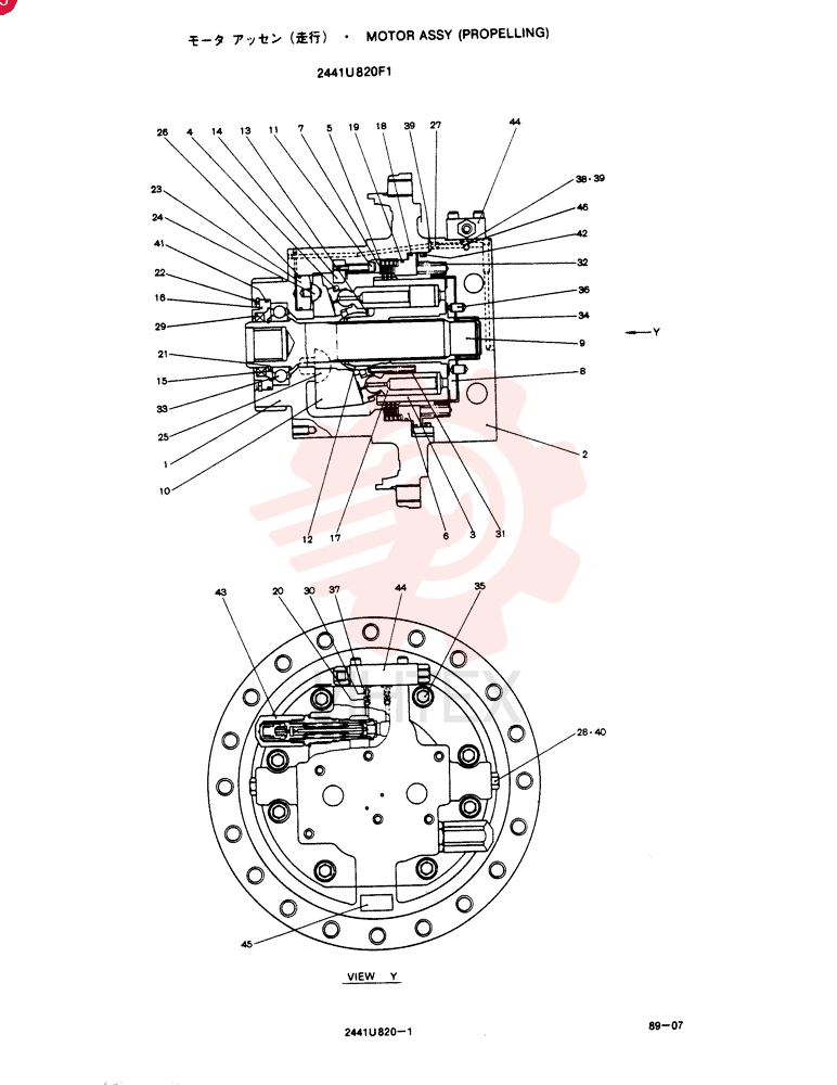 MOTOR 2441U820F1