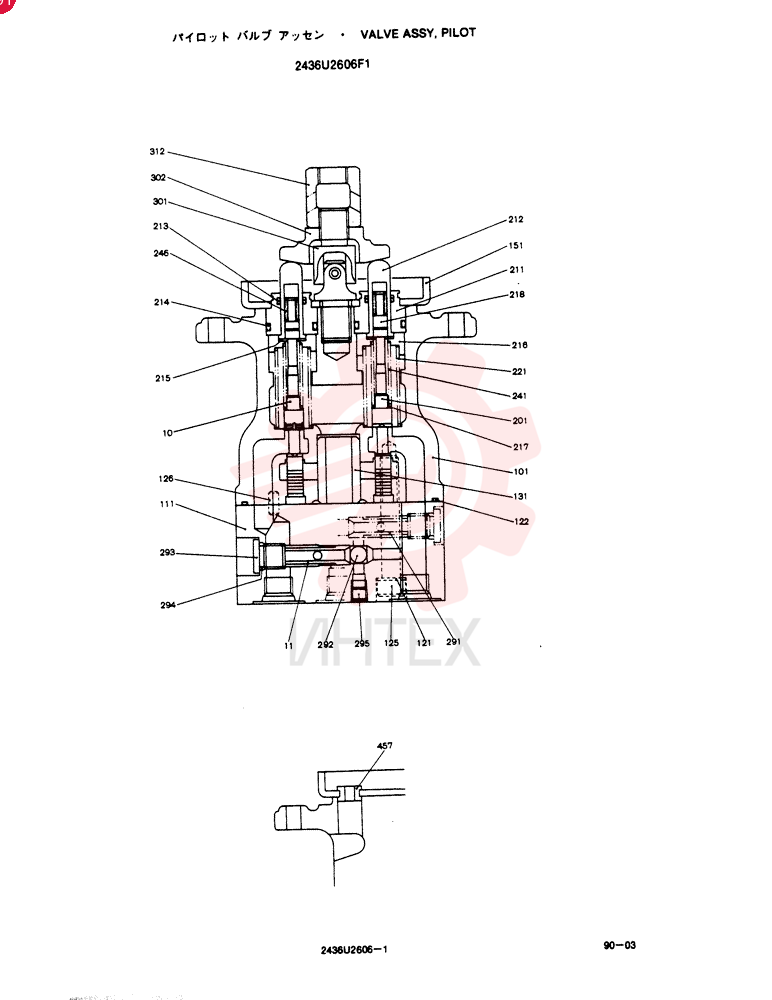 PILOT VALVE 2436U2606F1