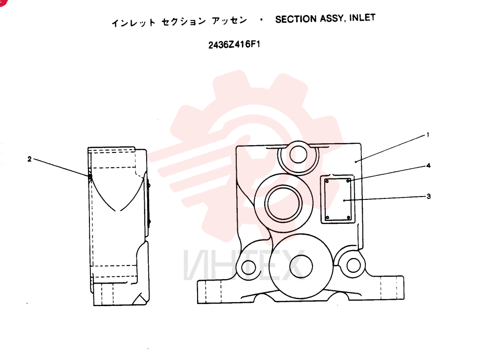 Схема (SK200) - MARK III EXCAVATOR (1/99-12/04) 2436Z416F1