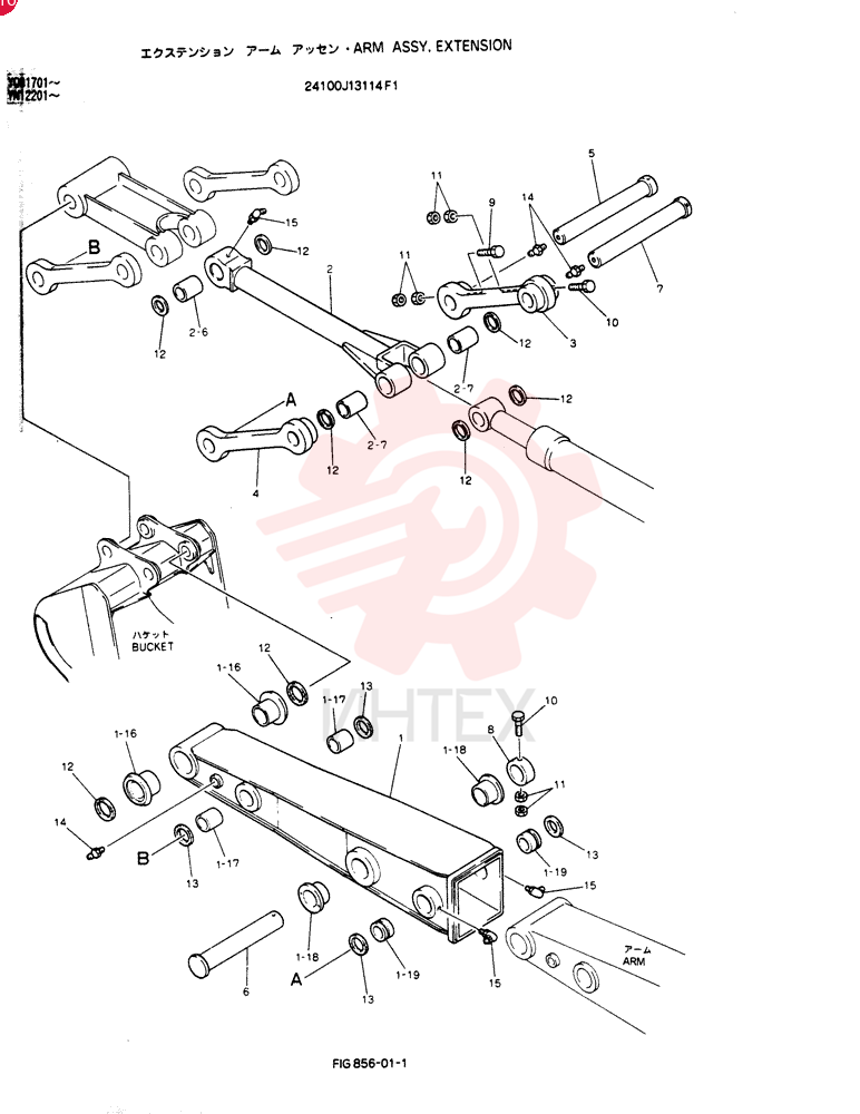 Схема (SK200) - MARK III EXCAVATOR (1/99-12/04) 24100J13114F1