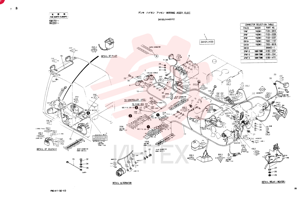 WIRING ASSY, ELEC 24100J14481F2