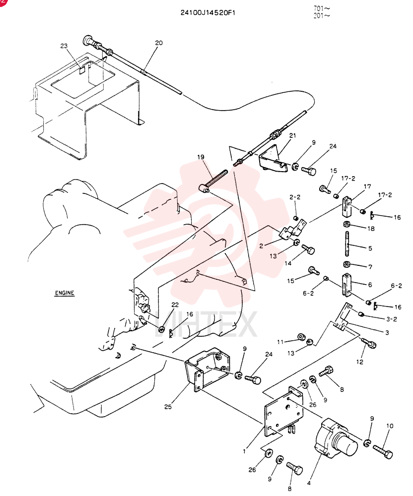 CONTROL UNIT 24100J14520F1