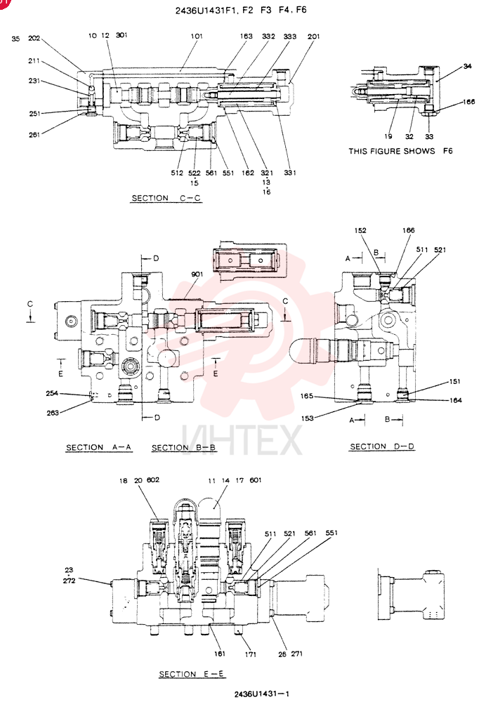 CONTROL VALVE 2436U1431F1