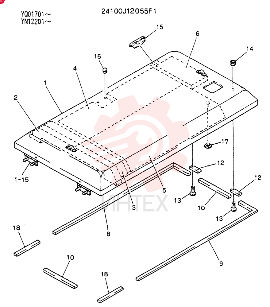 COVER 24100J12055F1