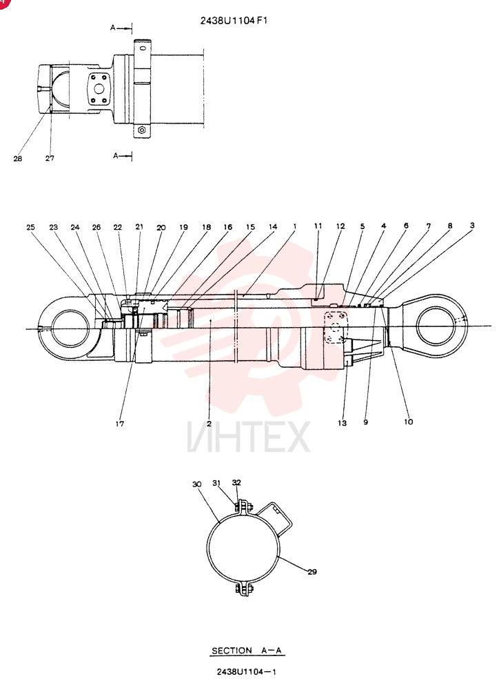 CYLINDER 2438U1104F1