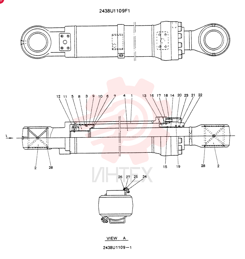 CYLINDER 2438U1109F1