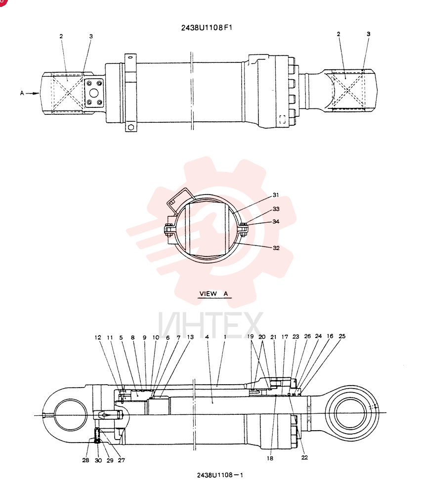 CYLINDER 2438U1108F1