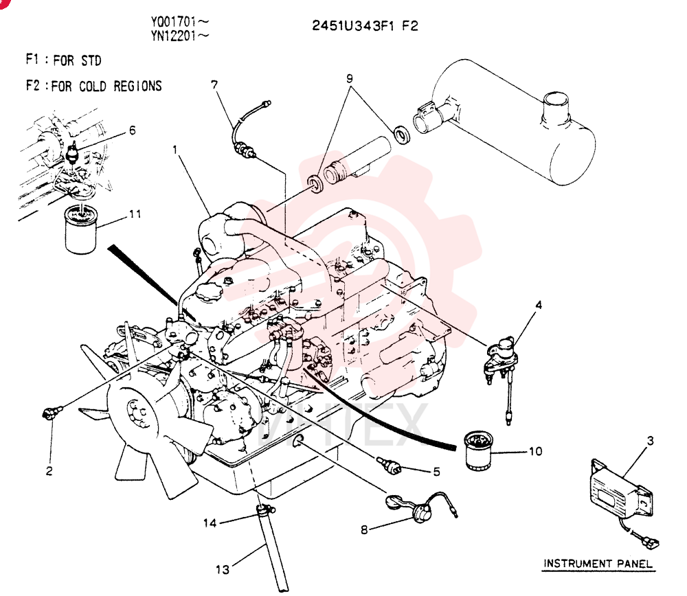 ENGINE 2451U343F1