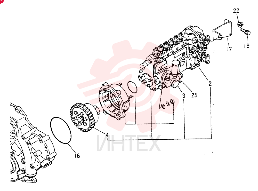 FUEL INJECTION PUMP VAME088632