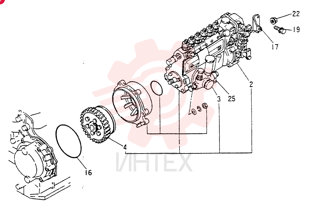 FUEL INJECTION PUMP VAME088503
