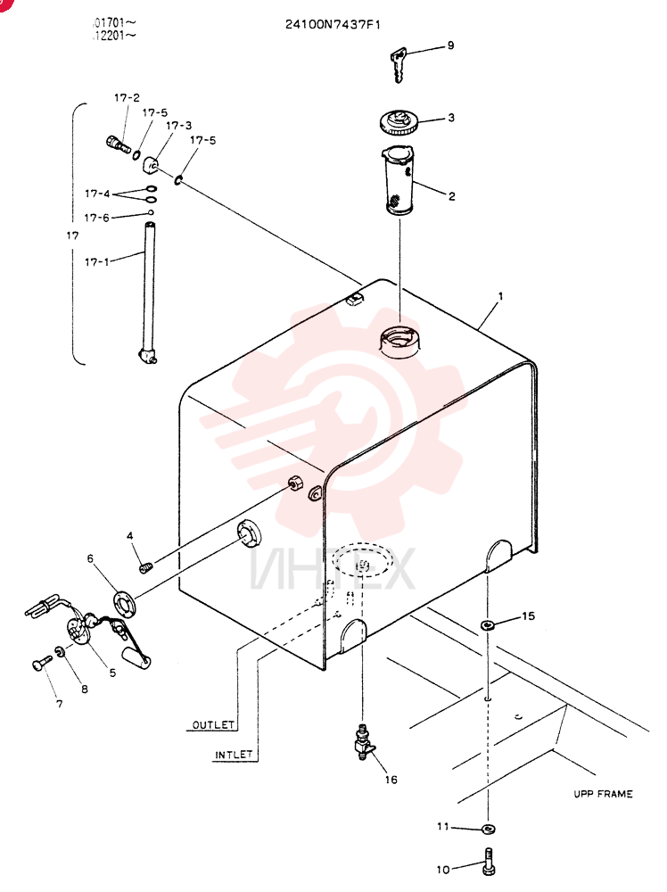 FUEL TANK 24100N7437F1
