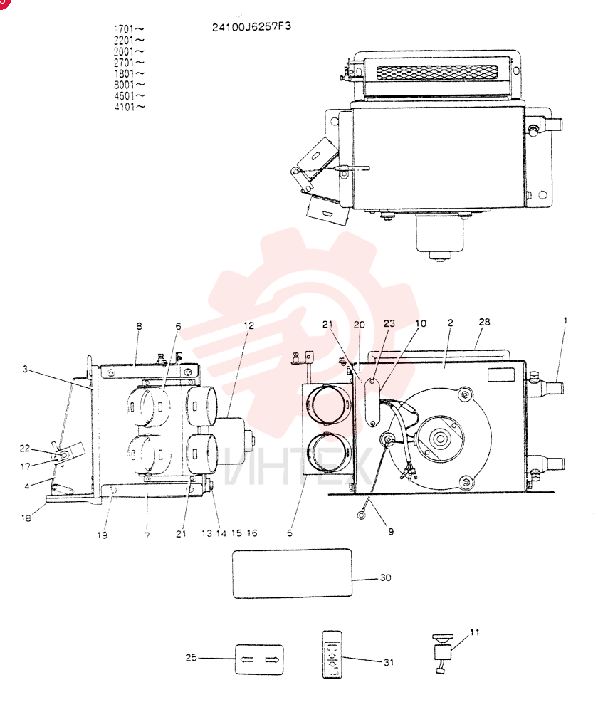 HEATER 24100J6257F3