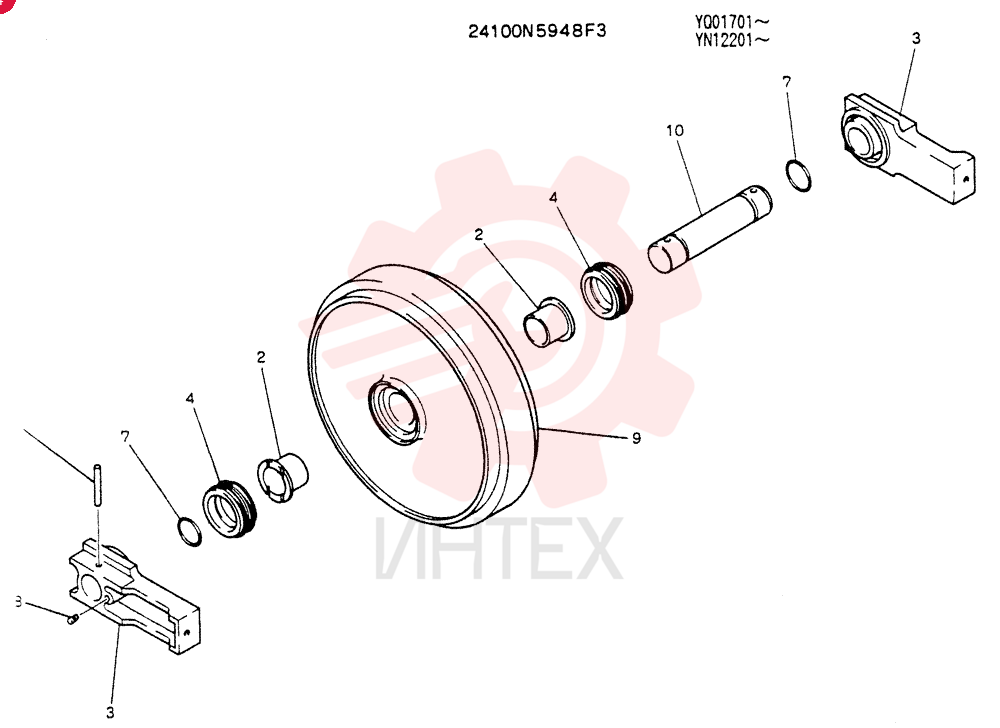 IDLER WHEEL 24100N5948F3