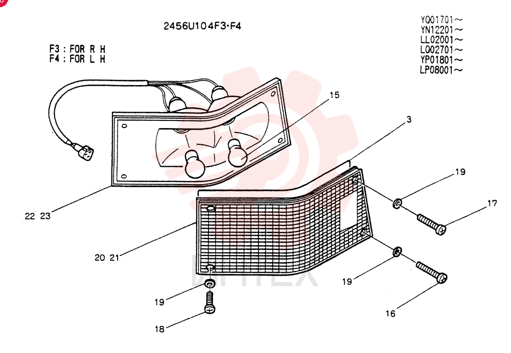 LAMP ASSY 24560104P3
