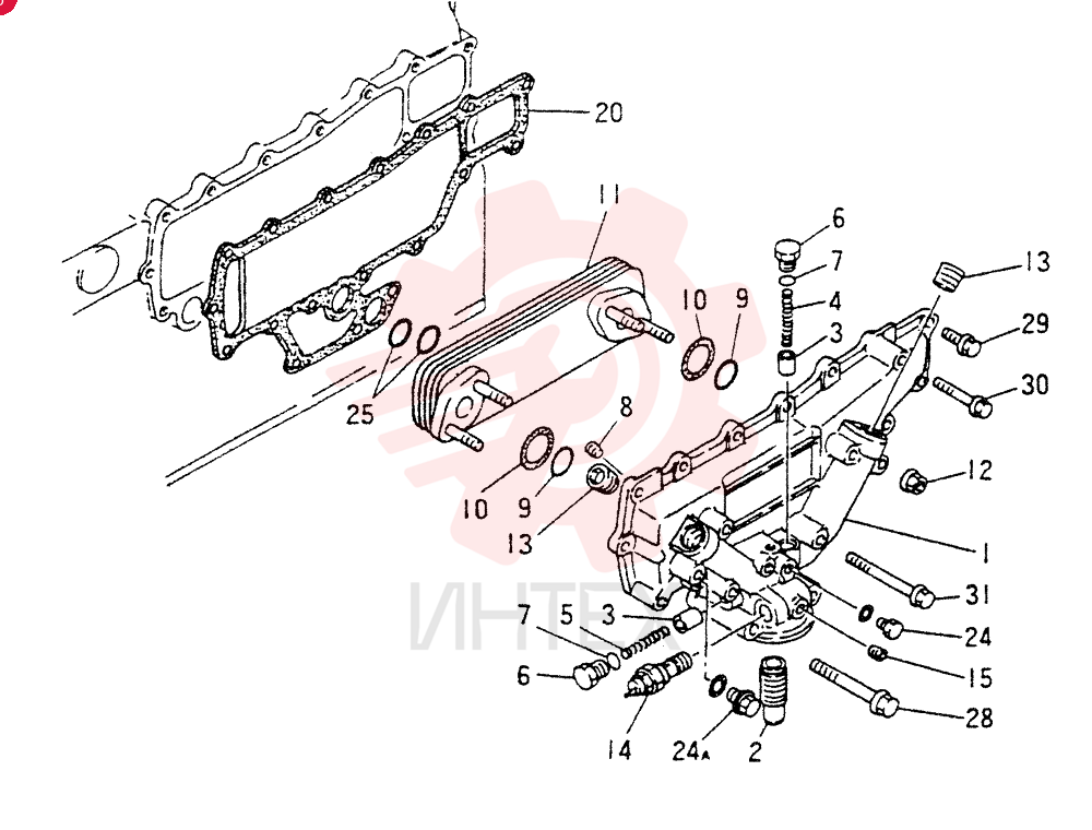 OIL COOLER VAME088521
