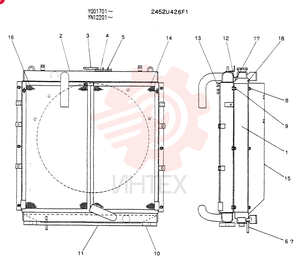 RADIATOR 2452U426F1