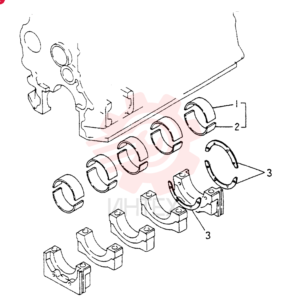 SET OF CONN ROD BRGS U/S VAME999711