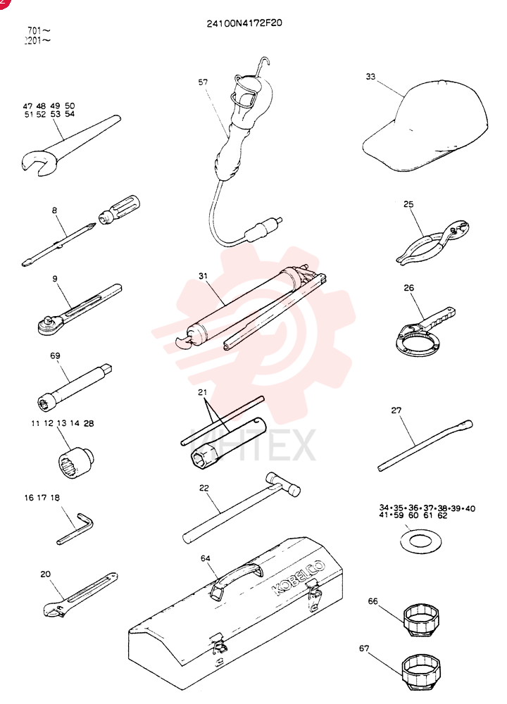 TOOL ASSY 24100N4172F20
